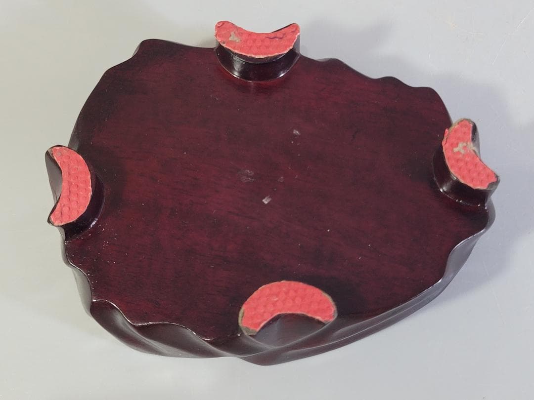 香木 白檀 刻 布袋 361.5g 保証