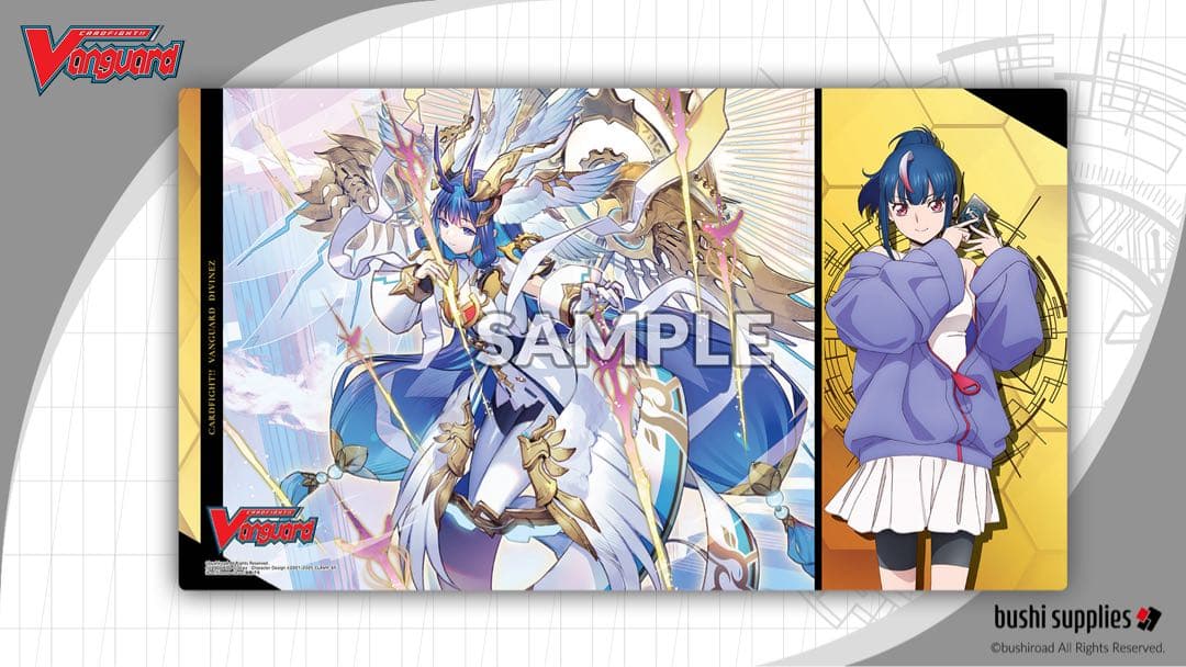 海外版 明星エリカ & 聖なる時の運命者 リィエル゠ドラコニス プレイマット