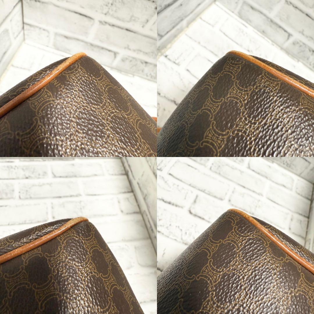 2way/大人気/美品✨セリーヌ マカダム柄 ミニボストンバッグ ハンドバッグ