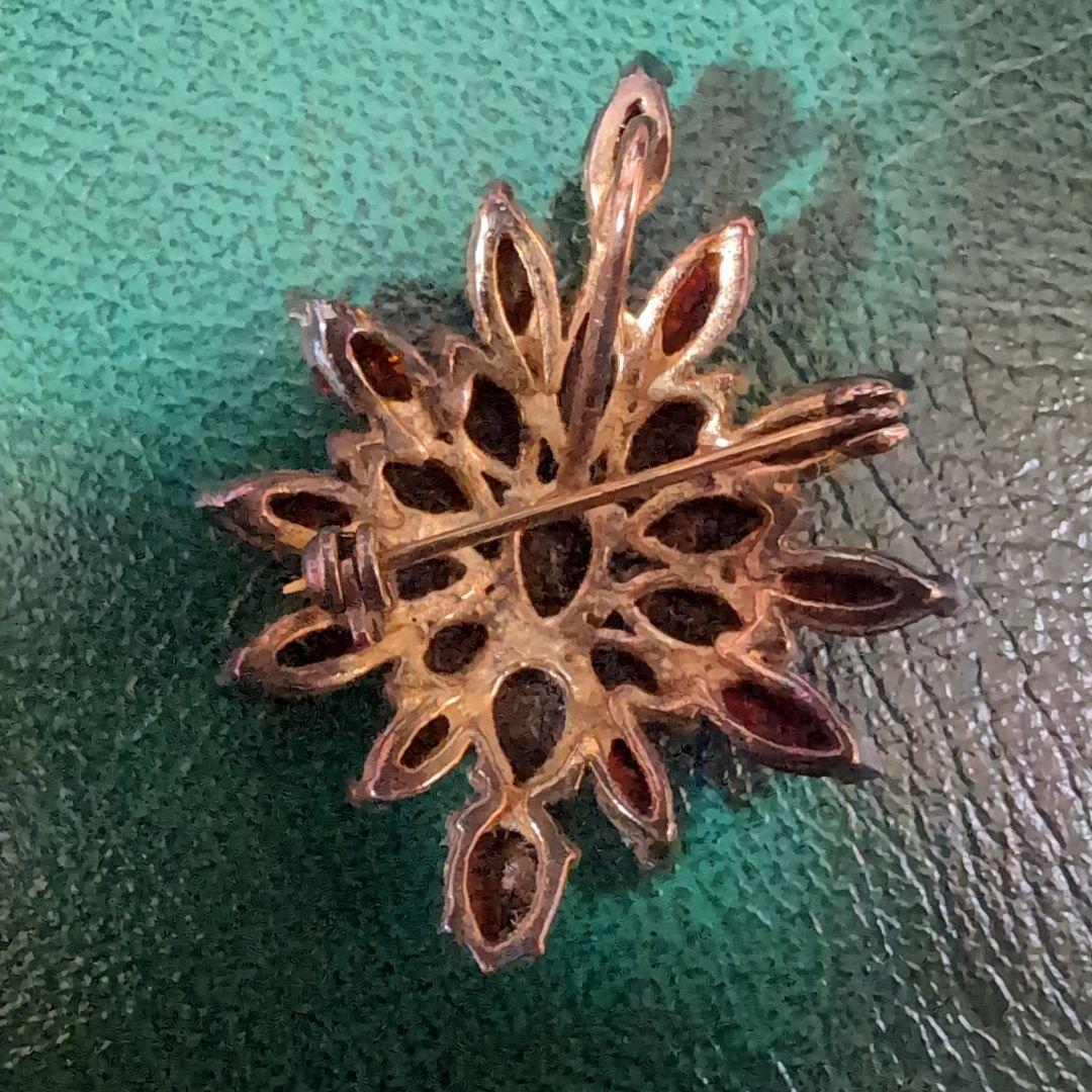 ボヘミアンガーネットブローチ