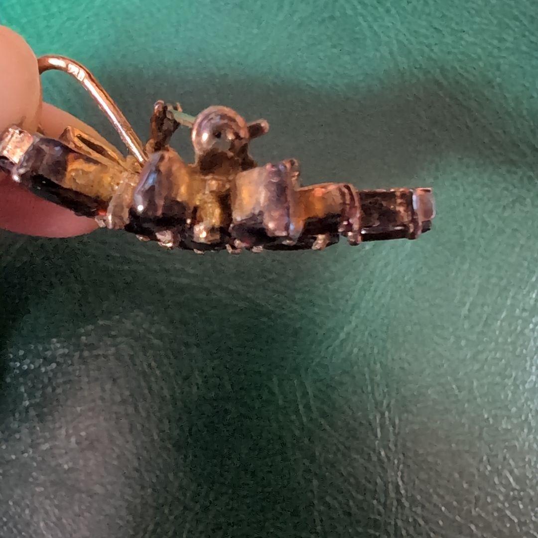 ボヘミアンガーネットブローチ