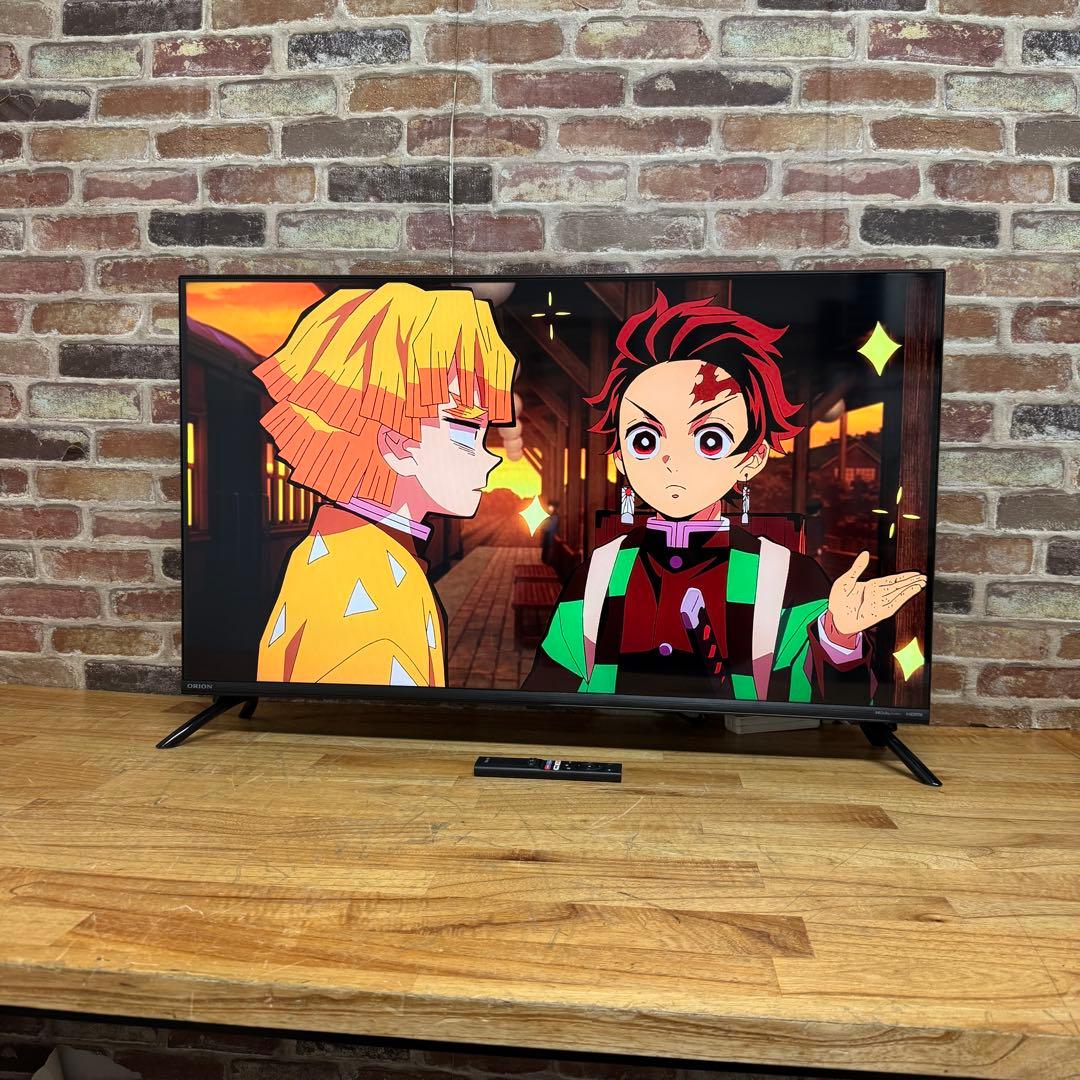 ORION 40インチ チューナーレス スマートテレビ SAFH401 アプリ○