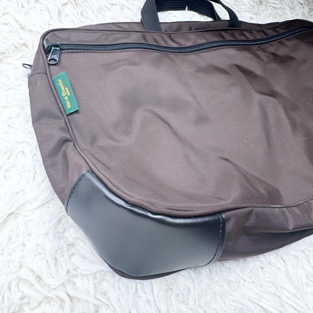 【新品未使用】エルベシャプリエ ブリーフケース ダークブラウン A4対応