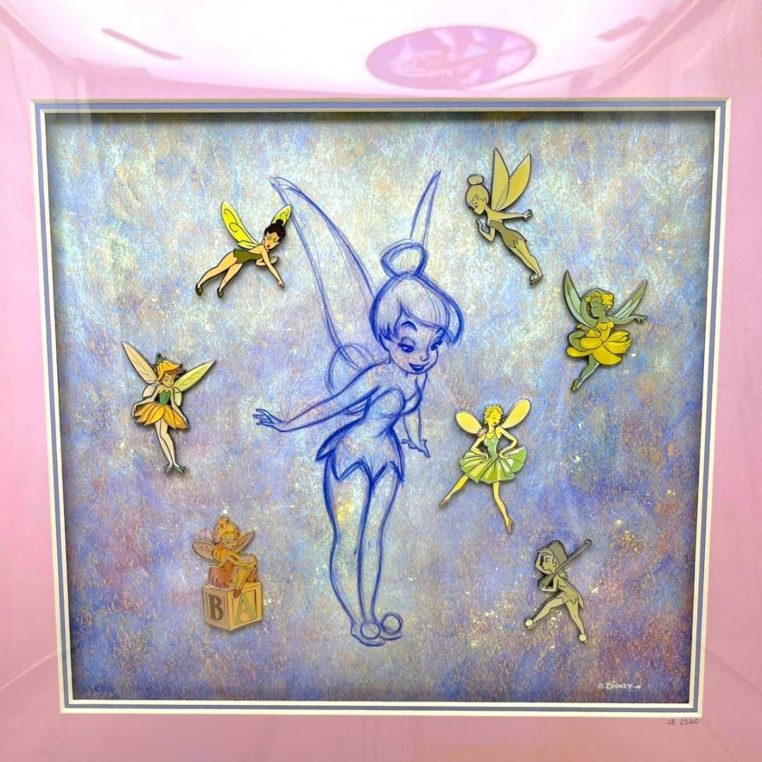 限定品★ピーターパン Peter Pan ティンカーベル 絵画 額縁