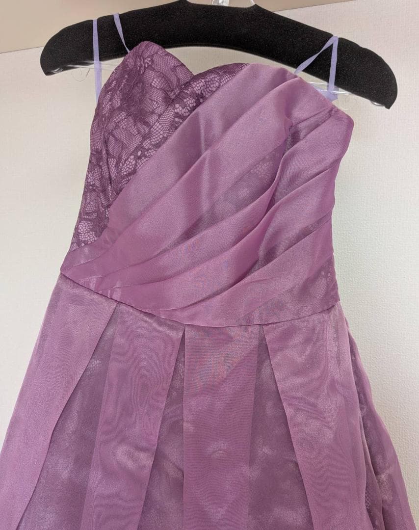 AIMER エメ 演奏会 ステージドレス パープル ピンク 9号 ロング