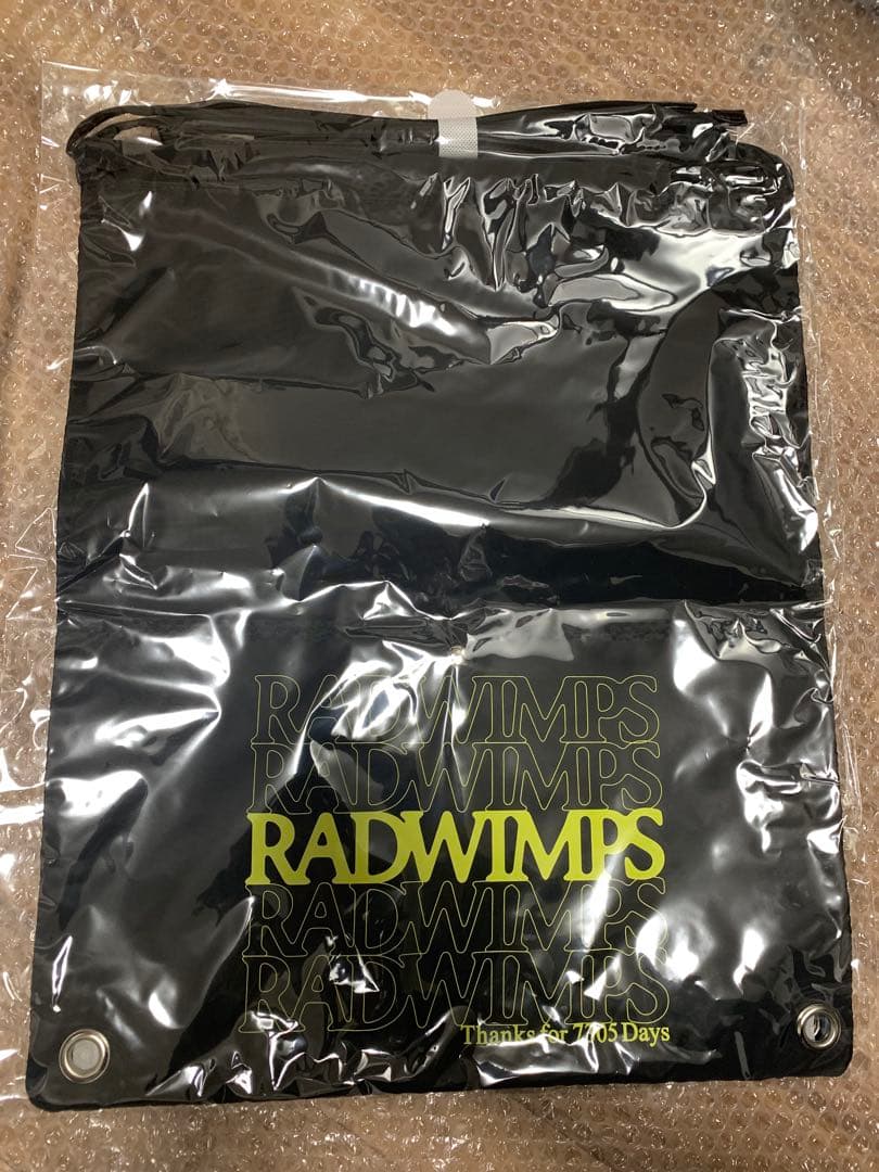 RADWIMPS 20th TOURグッズ　あにゅー ナップサック