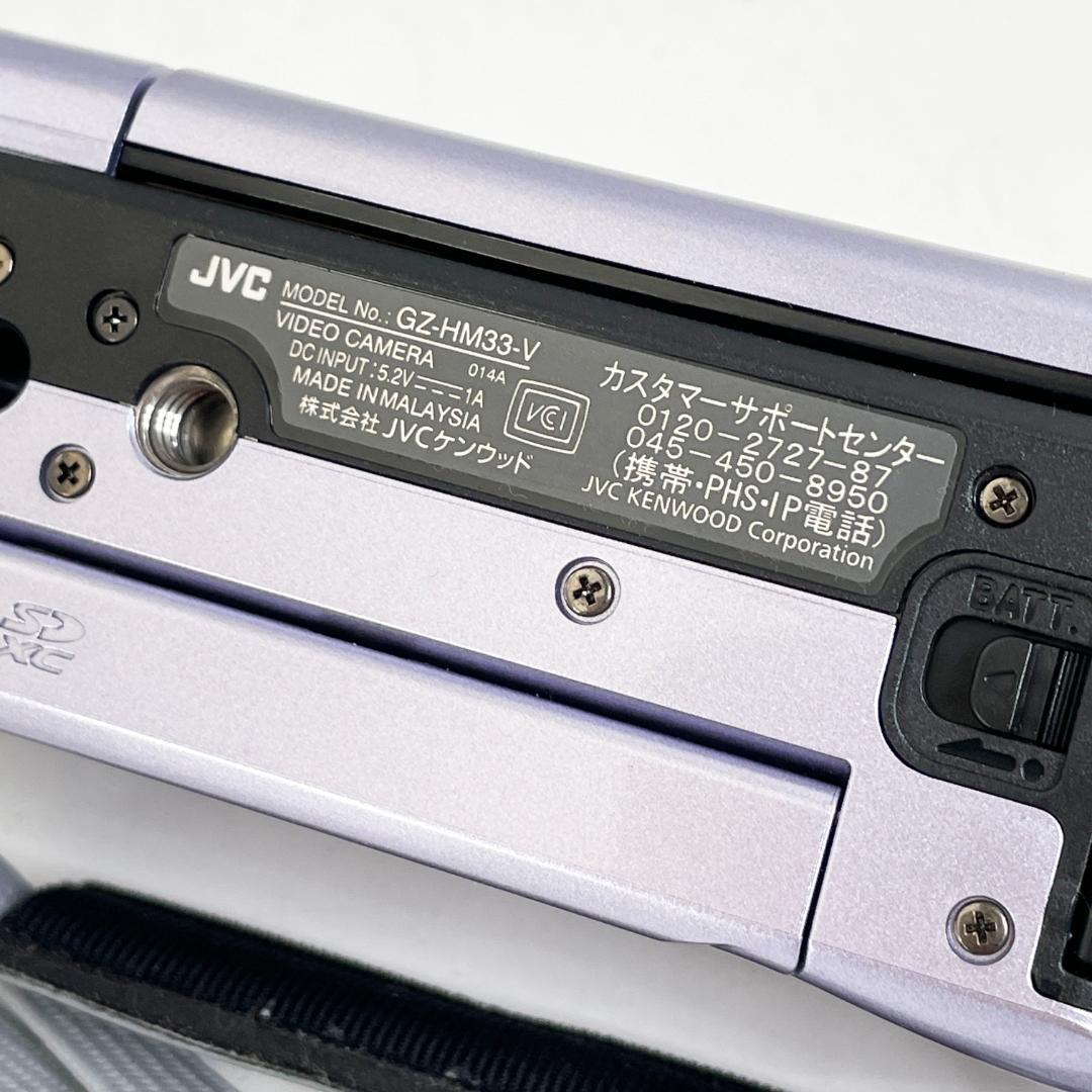 中古美品☆JVC ビデオカメラ GZ-HM33