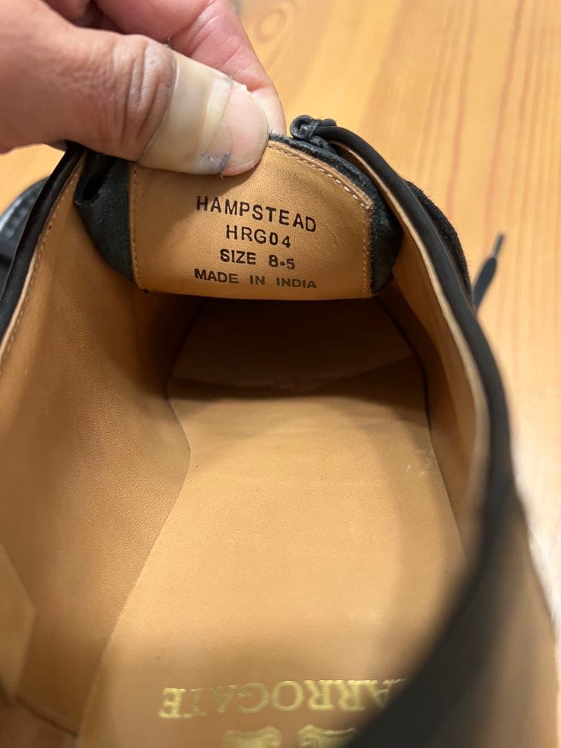 （美品）ハロゲイト HAMPSTEAD 26.5〜27cm ☆harrogate