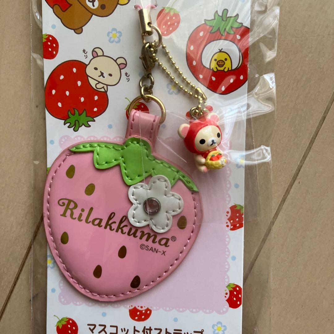 リラックマ　レトロ　ストラップ