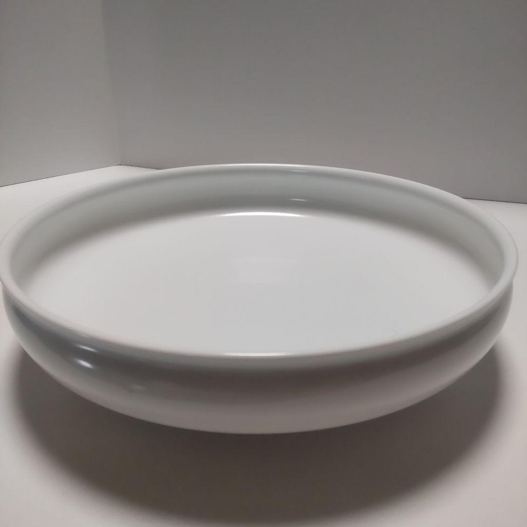 Ponya 中村清六 造 高麗庵清六窯 白磁 大鉢 共箱　直径25㎝ 佐賀