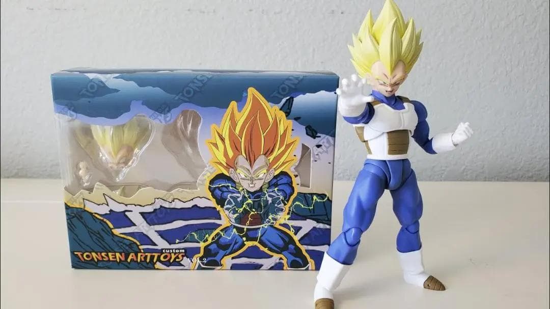s.h.figuarts 同サイズ ドラゴンボール ベジータ 改造ヘット 4種類