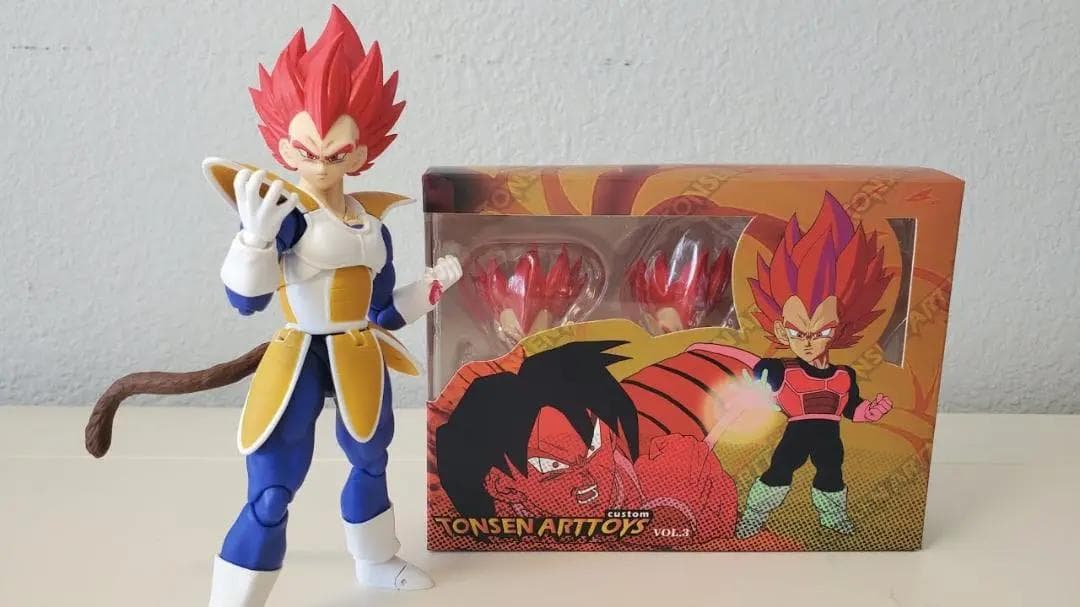 s.h.figuarts 同サイズ ドラゴンボール ベジータ 改造ヘット 4種類