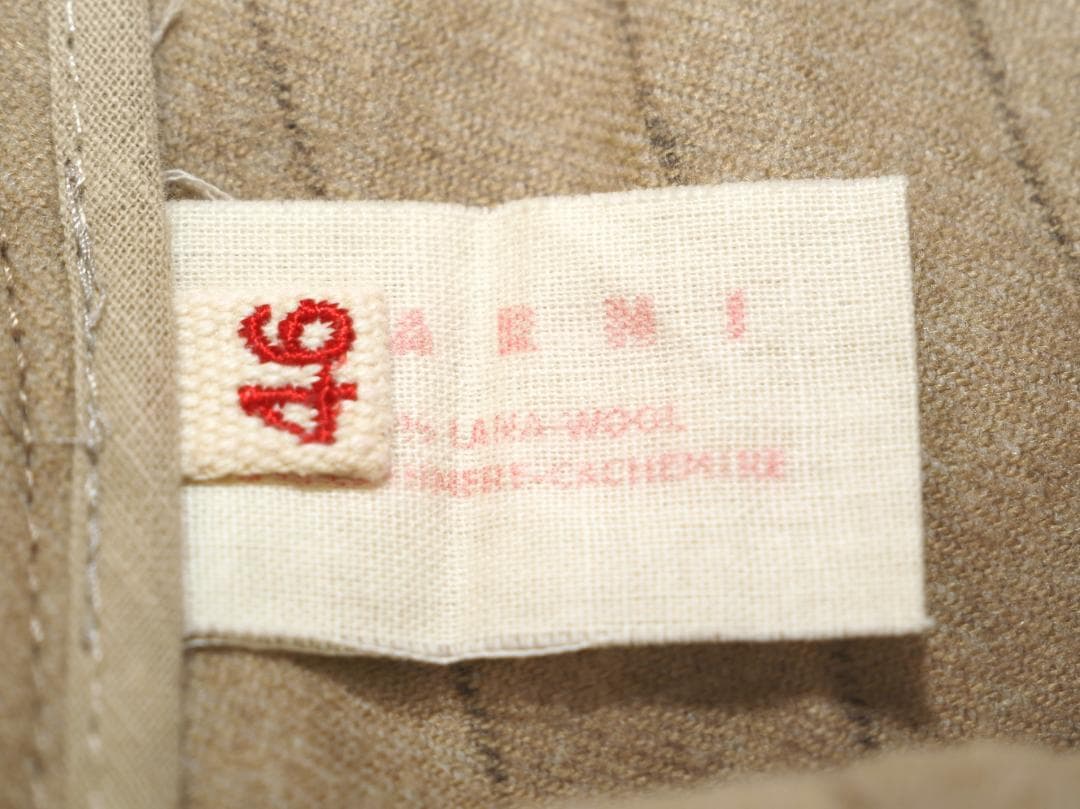 ビンテージ03SSアーカイブ marni マルニ クロップドサルエルパンツ46