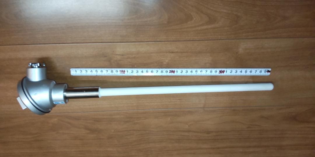 【未使用品Ｒ熱電対】引保護管Φ15×350mm，芯線Φ0.5mm