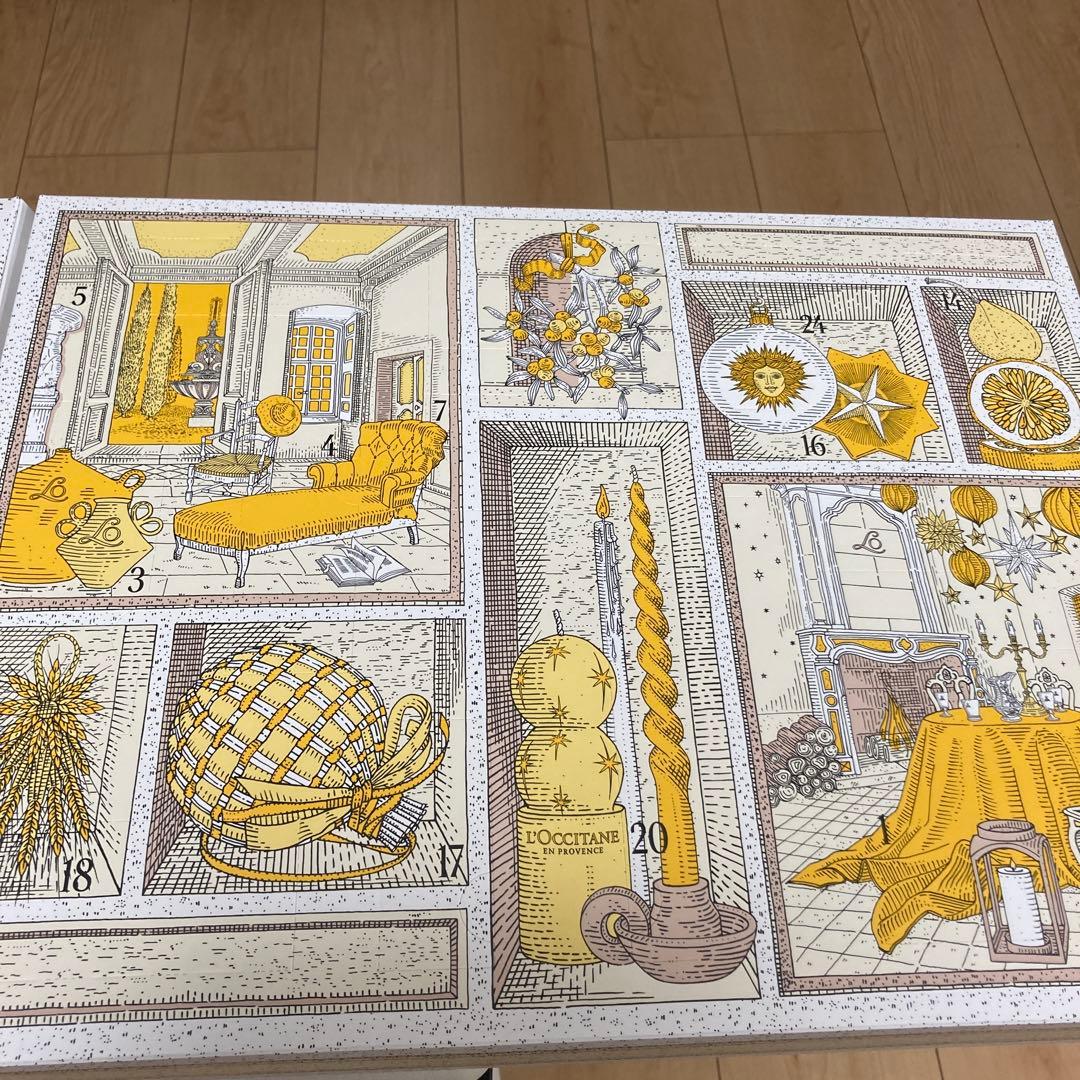 ロクシタン　アドベントカレンダー2025、紙袋おまけ