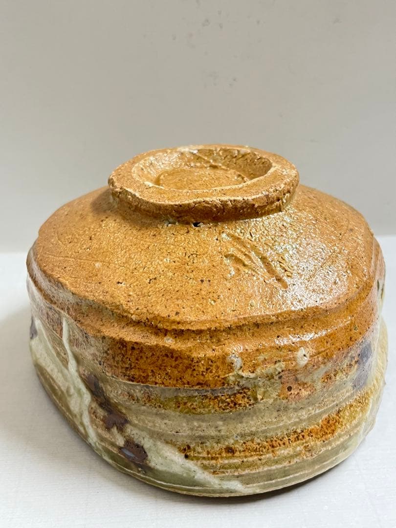 美濃焼の名工加藤勝之造 伊賀茶碗　未使用共箱値下げしました。