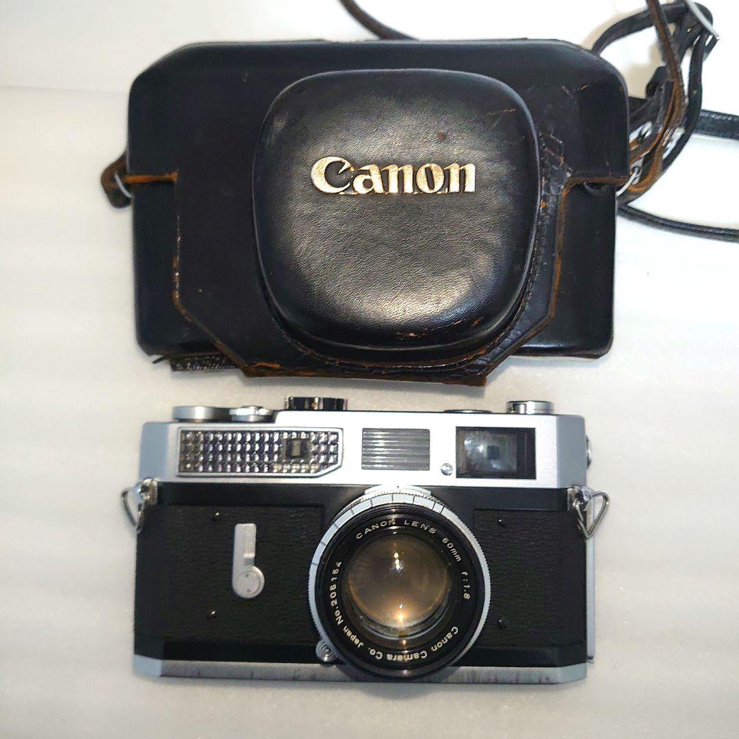 キャノン７ 50mm F1.8 レンジファインダー カメラ純正ケース付