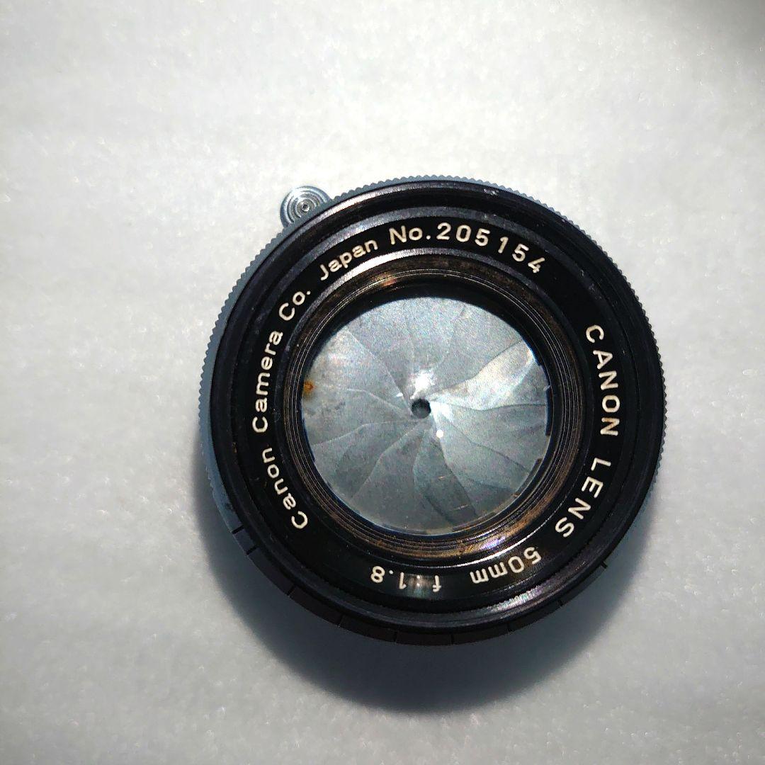 キャノン７ 50mm F1.8 レンジファインダー カメラ純正ケース付