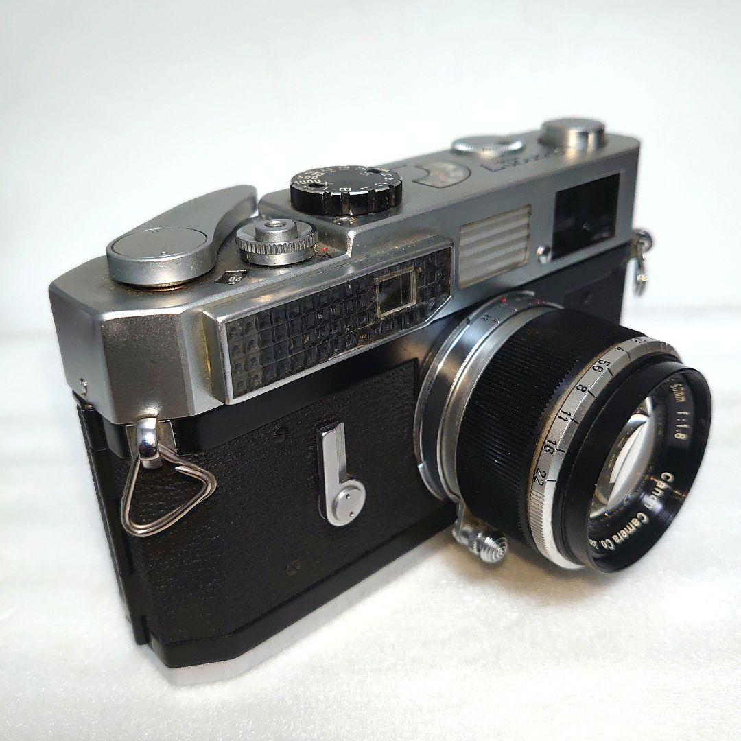 キャノン７ 50mm F1.8 レンジファインダー カメラ純正ケース付