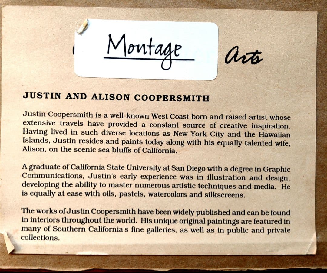 justin coopersmith　アート作品