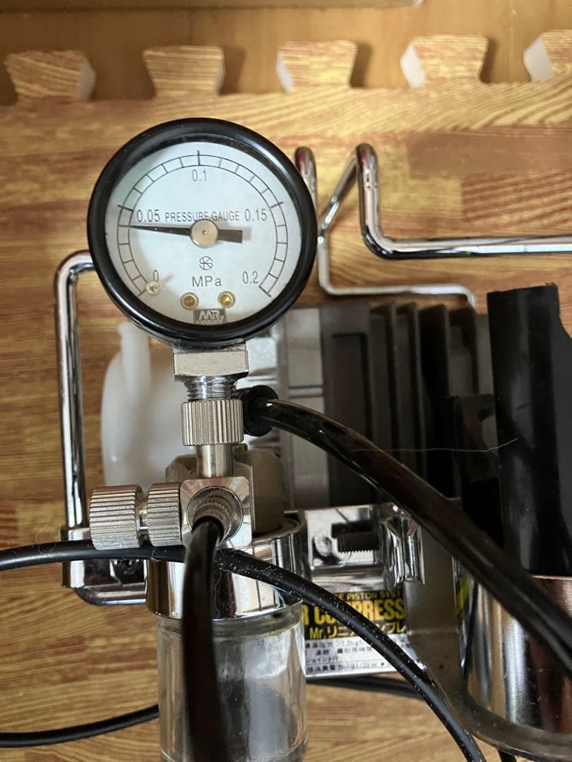 Mr.リニアコンプレッサーL5 エアレギュレーター2 エアブラシ付