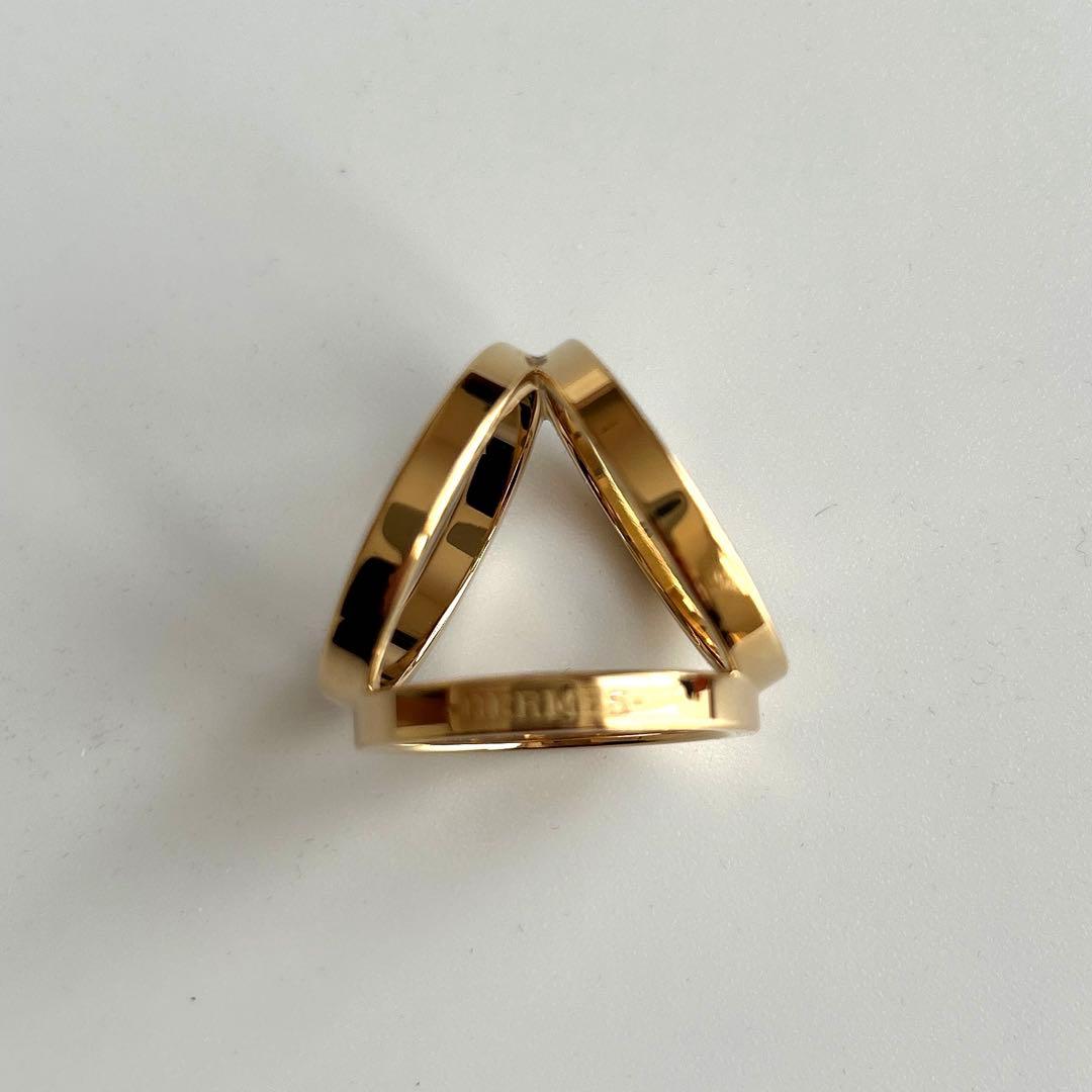 【新品未使用】エルメス トリオ スカーフリング&巻き方説明書