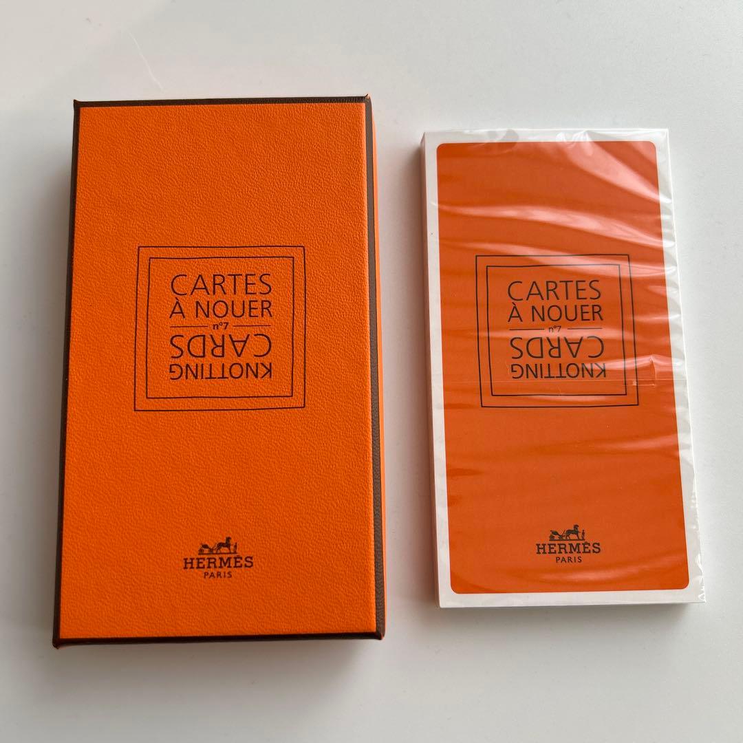 【新品未使用】エルメス トリオ スカーフリング&巻き方説明書