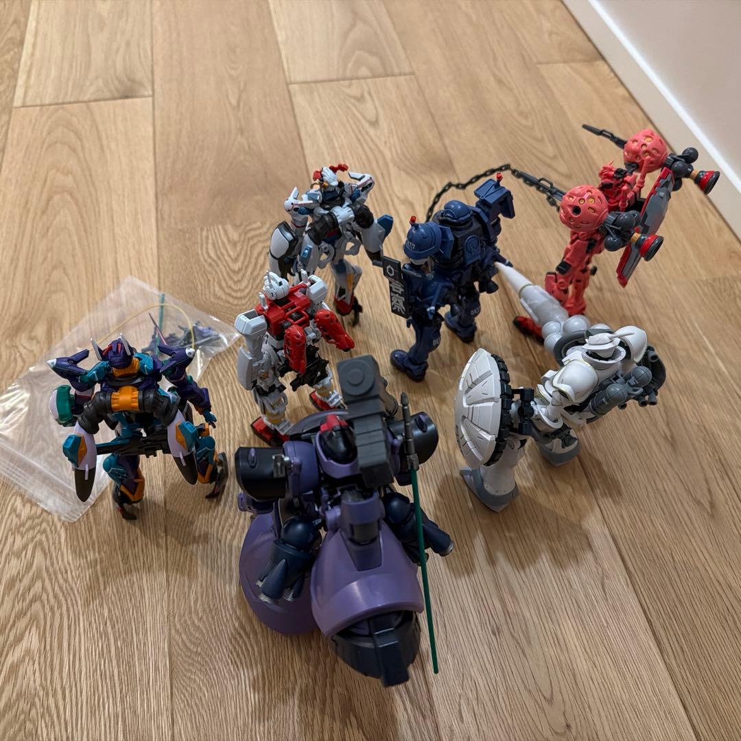 【組立済】HG ジークアクス 7体セット