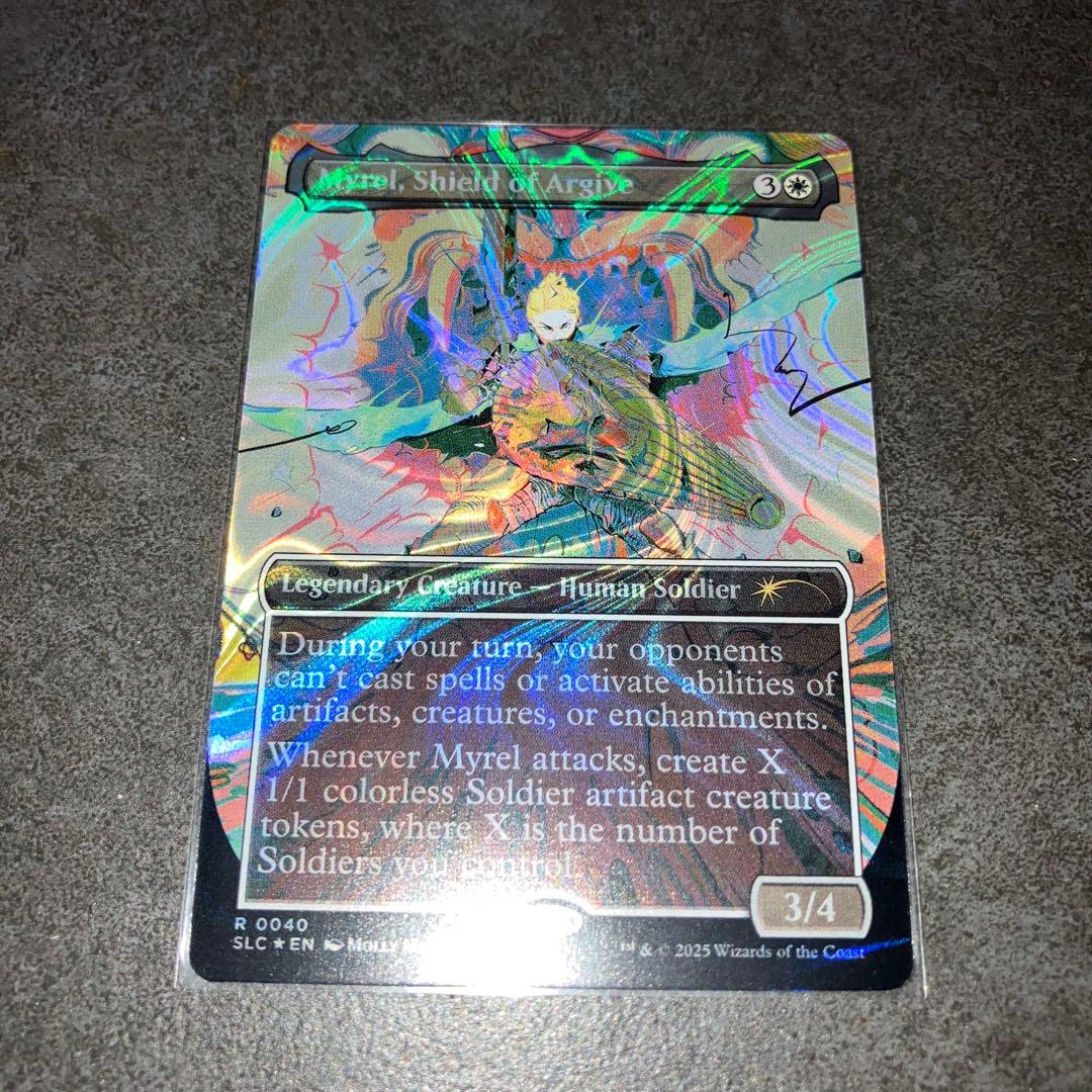 カ*ル様 アルガイヴの盾、ミュレル　ハローfoil 1枚　英語　MTG