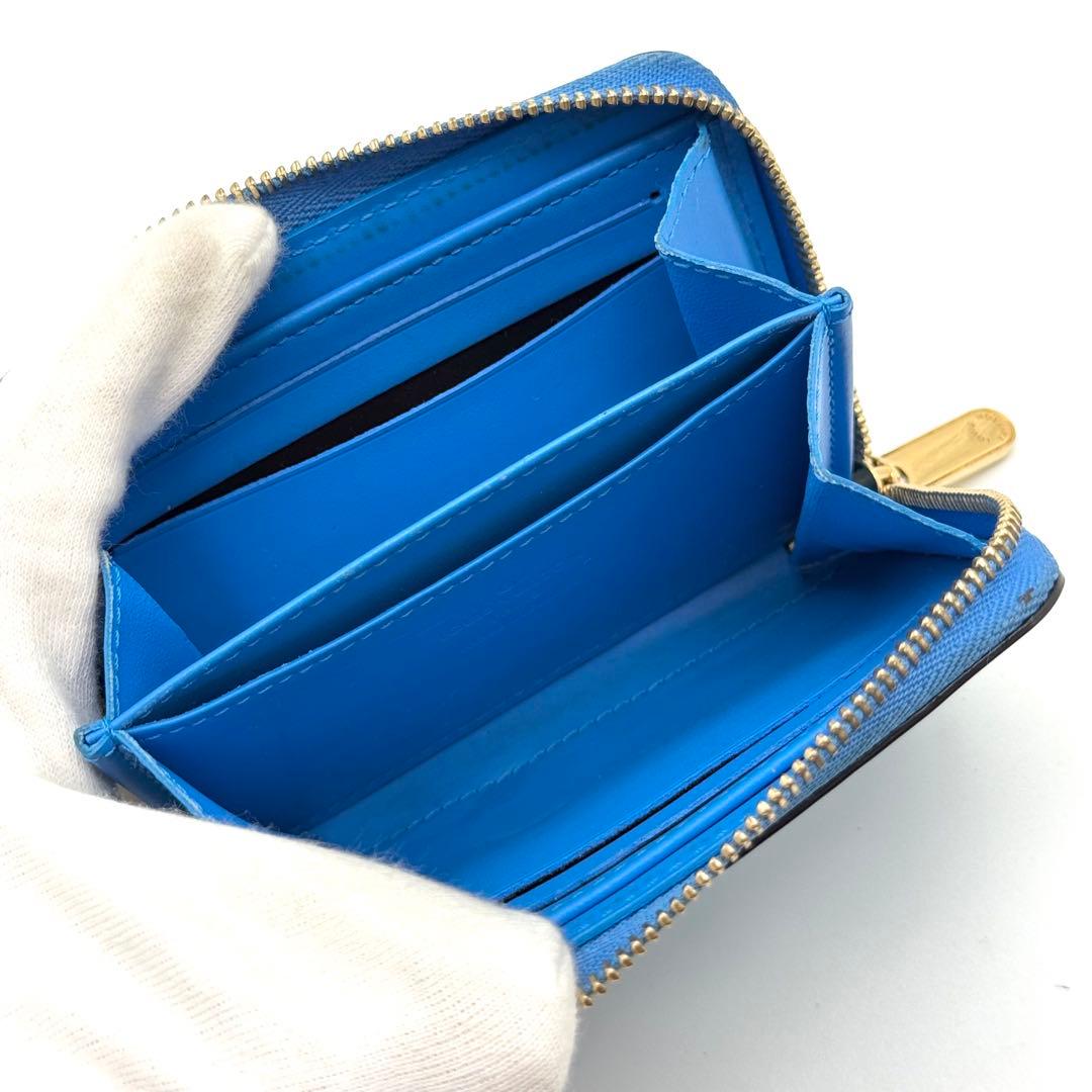 美品 ルイヴィトン M90587 モノグラム ヴェルニ フラワー パース