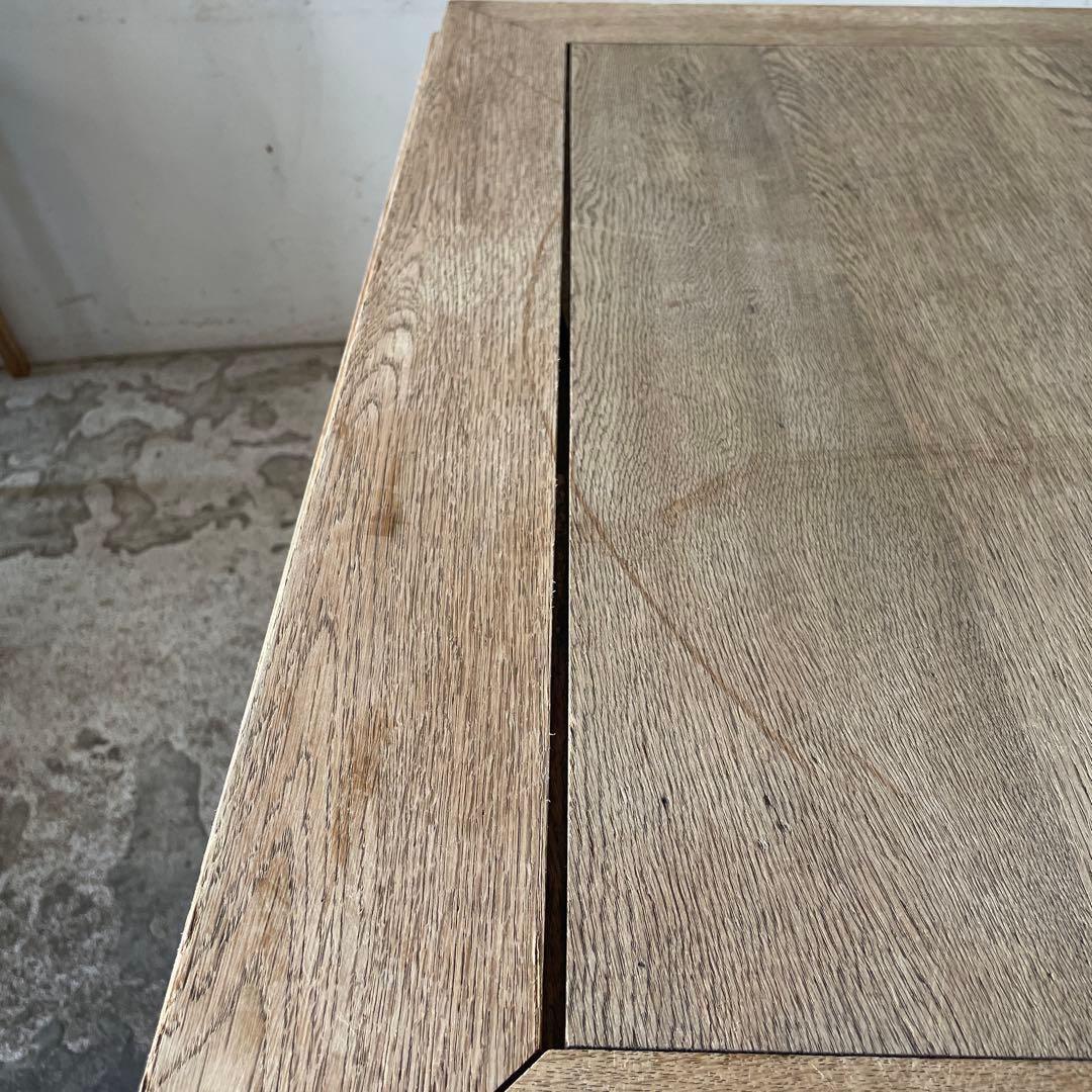 ビンテージ エクステンションダイニングテーブル 剥離