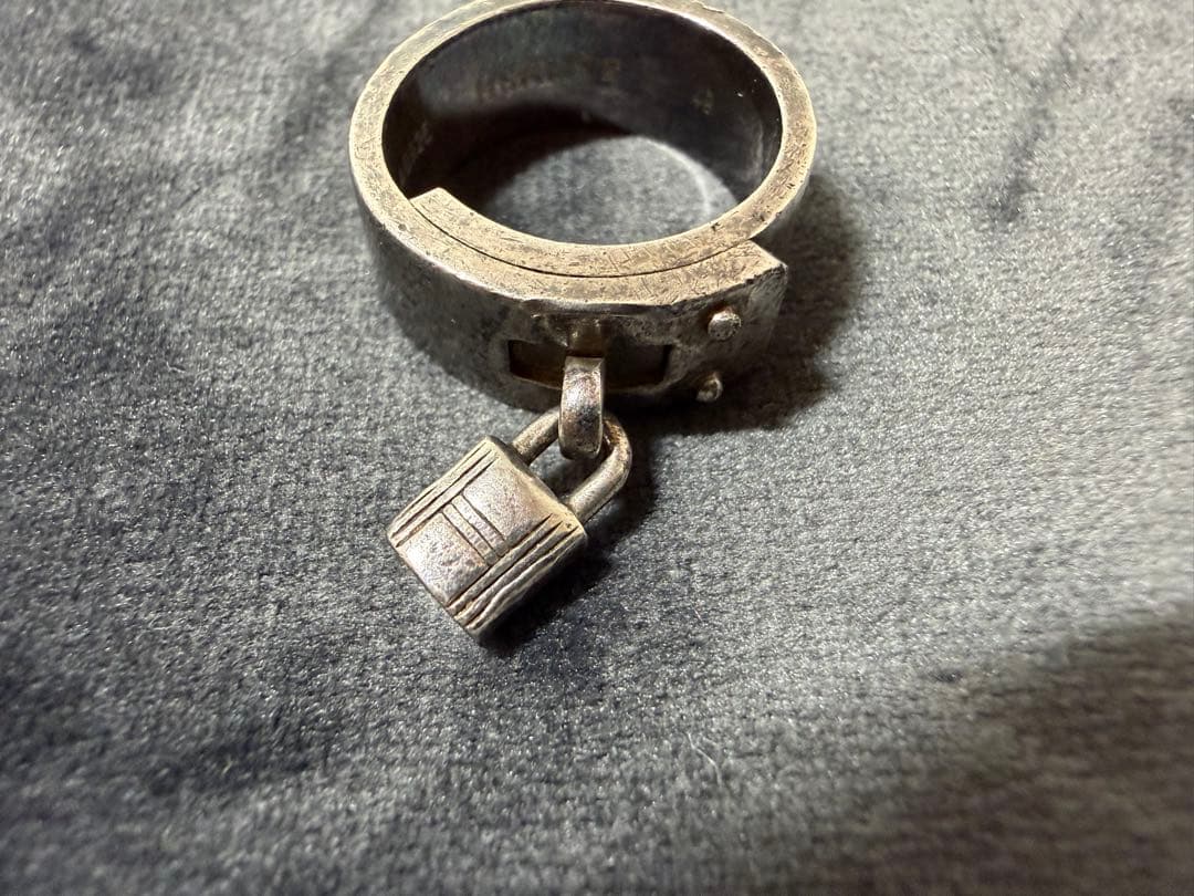 KK/10.12/25 HERMES 指輪　ケリーリング　シルバー #49