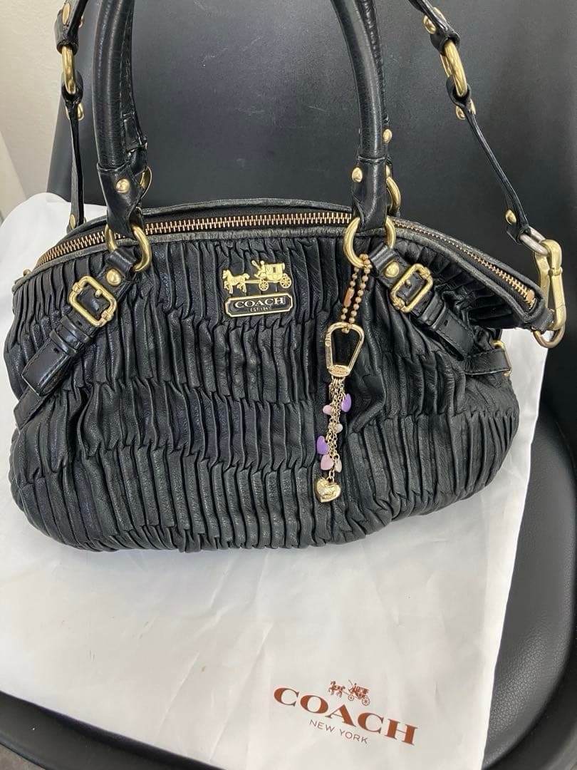 COACH コーチ 2way ワンショルダーバッグ マディソン 黒