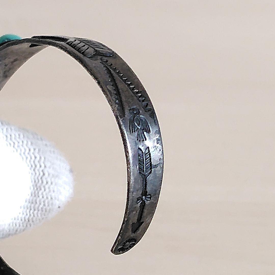 ヴィンテージ フレッドハービー ターコイズ シルバー バングル