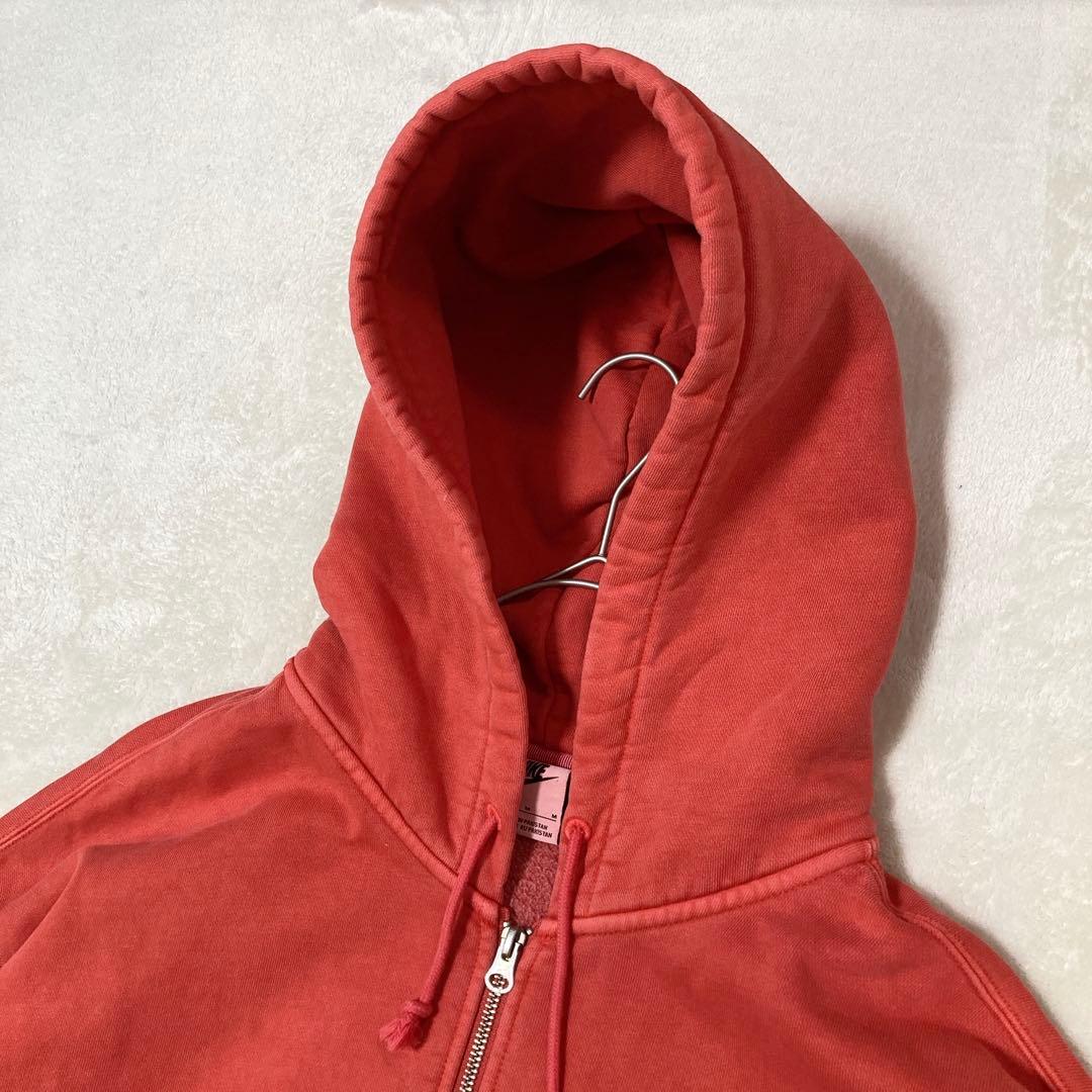 【美品】完売品 Nike x Stussy フルジップ フーディ レッド M