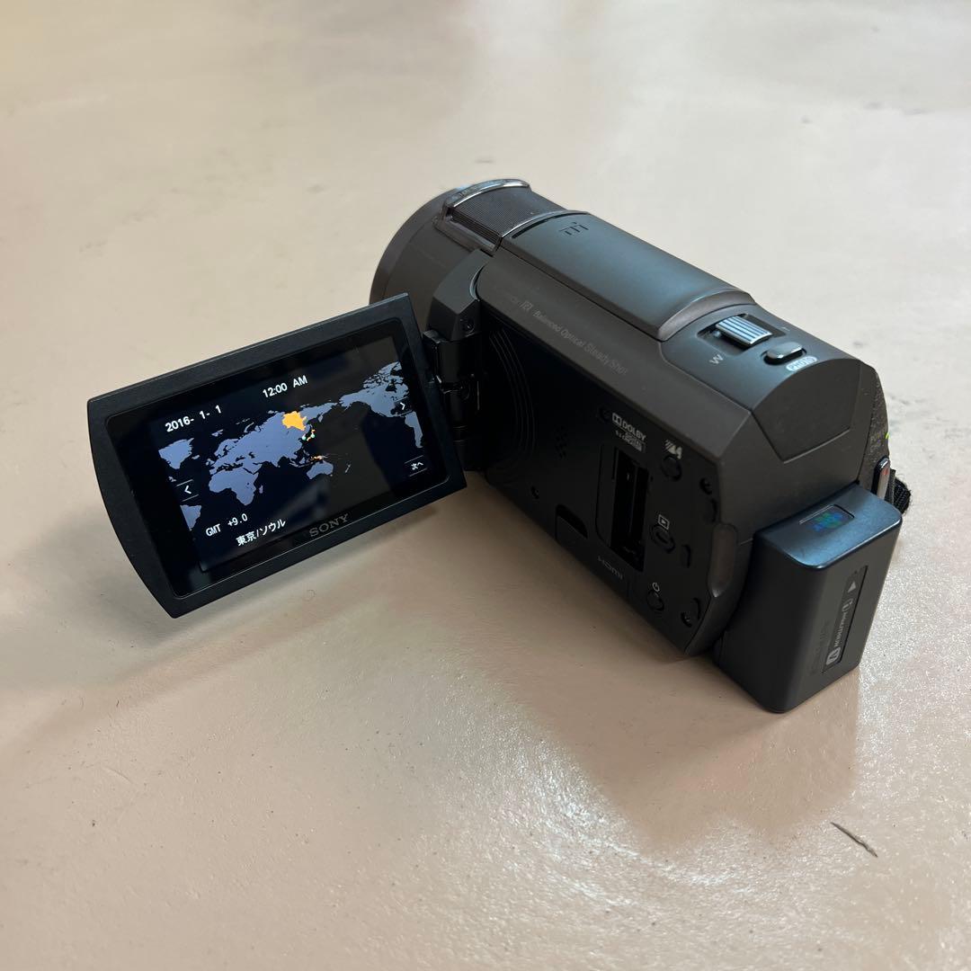 FDR-AX40 SONY 4K ビデオカメラ 30xズーム ジャンク 418