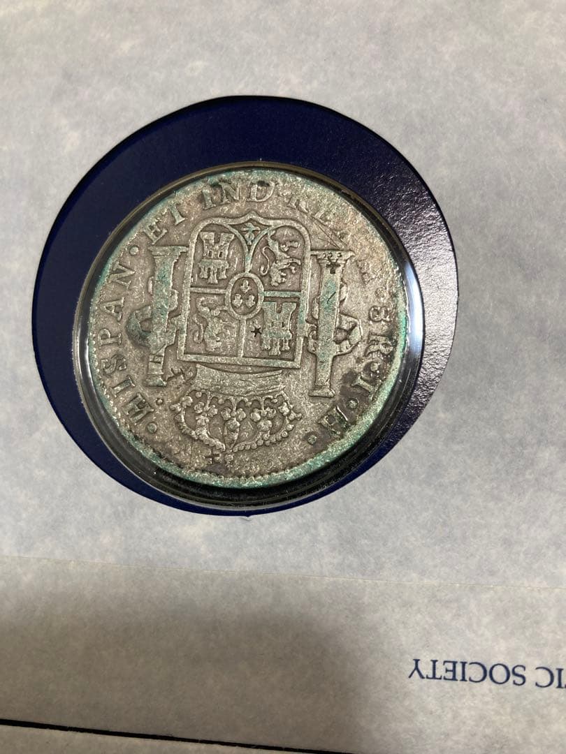 フランクリンミント 世界の偉大な歴史的銀貨 メキシコ 8レアル銀貨2枚