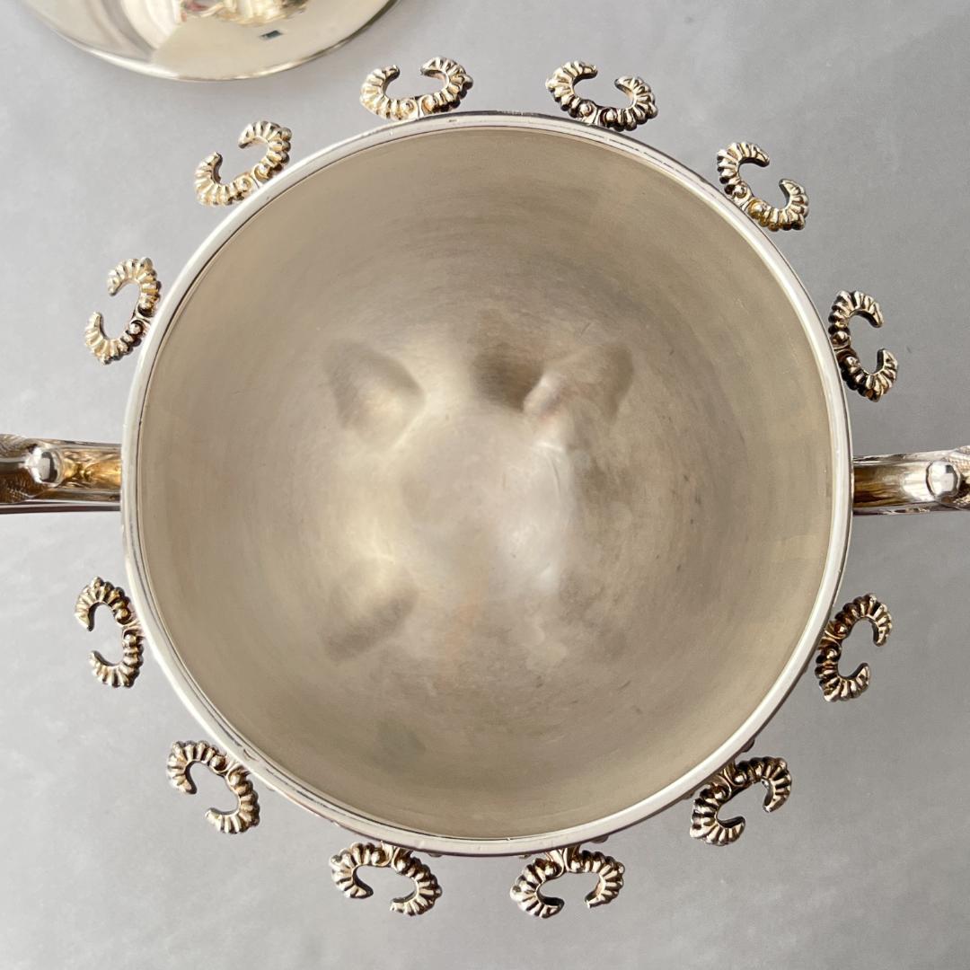 【Forbes Silver Co.】 スプーンホルダー【シルバープレート】