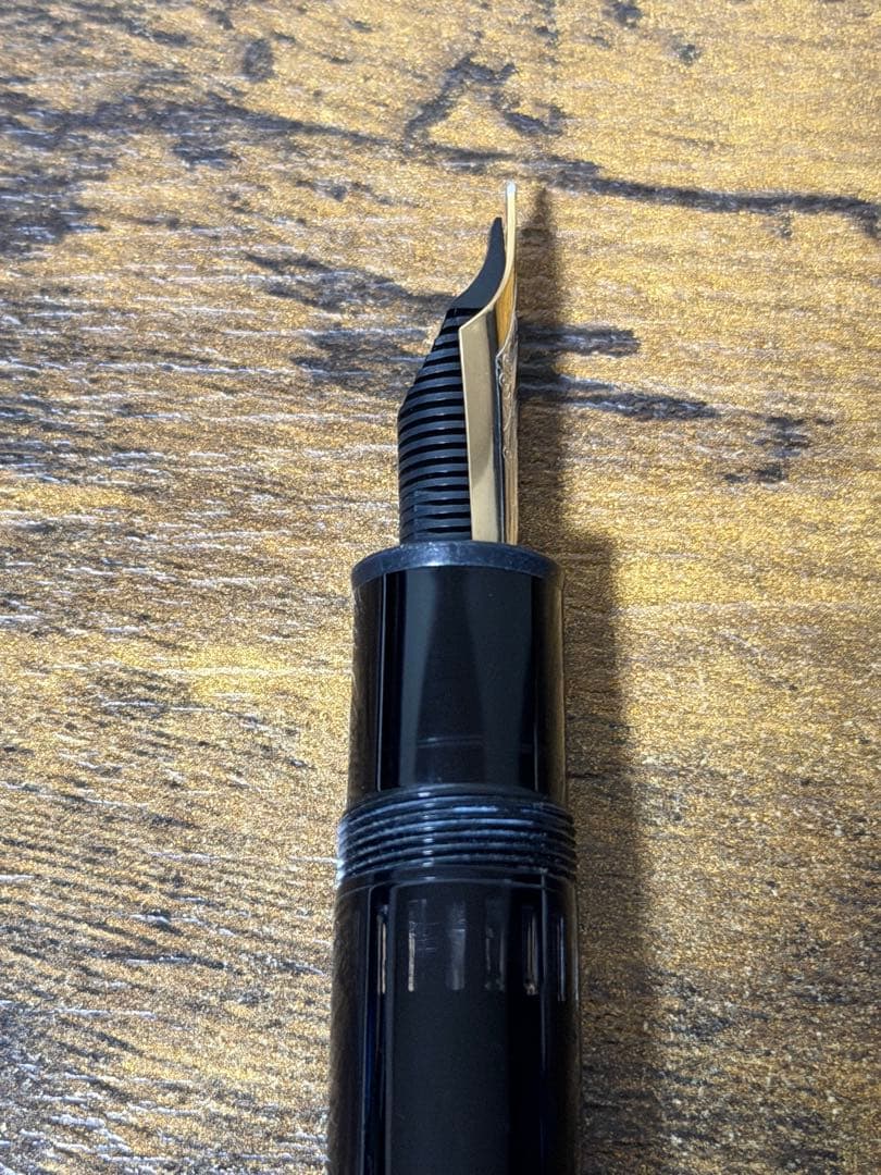 西ドイツ製　極太字　デュマ型ペン芯　14K 中白　モンブラン　万年筆