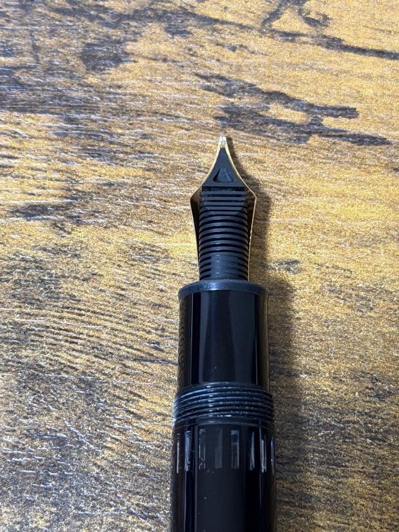 西ドイツ製　極太字　デュマ型ペン芯　14K 中白　モンブラン　万年筆