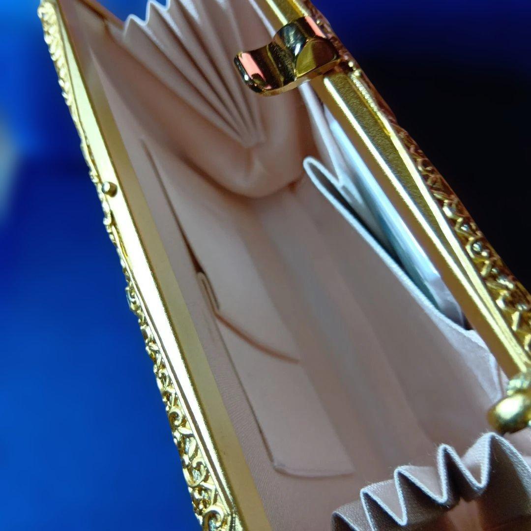 伊と忠　金色花柄刺繍和装用バッグと草履セット