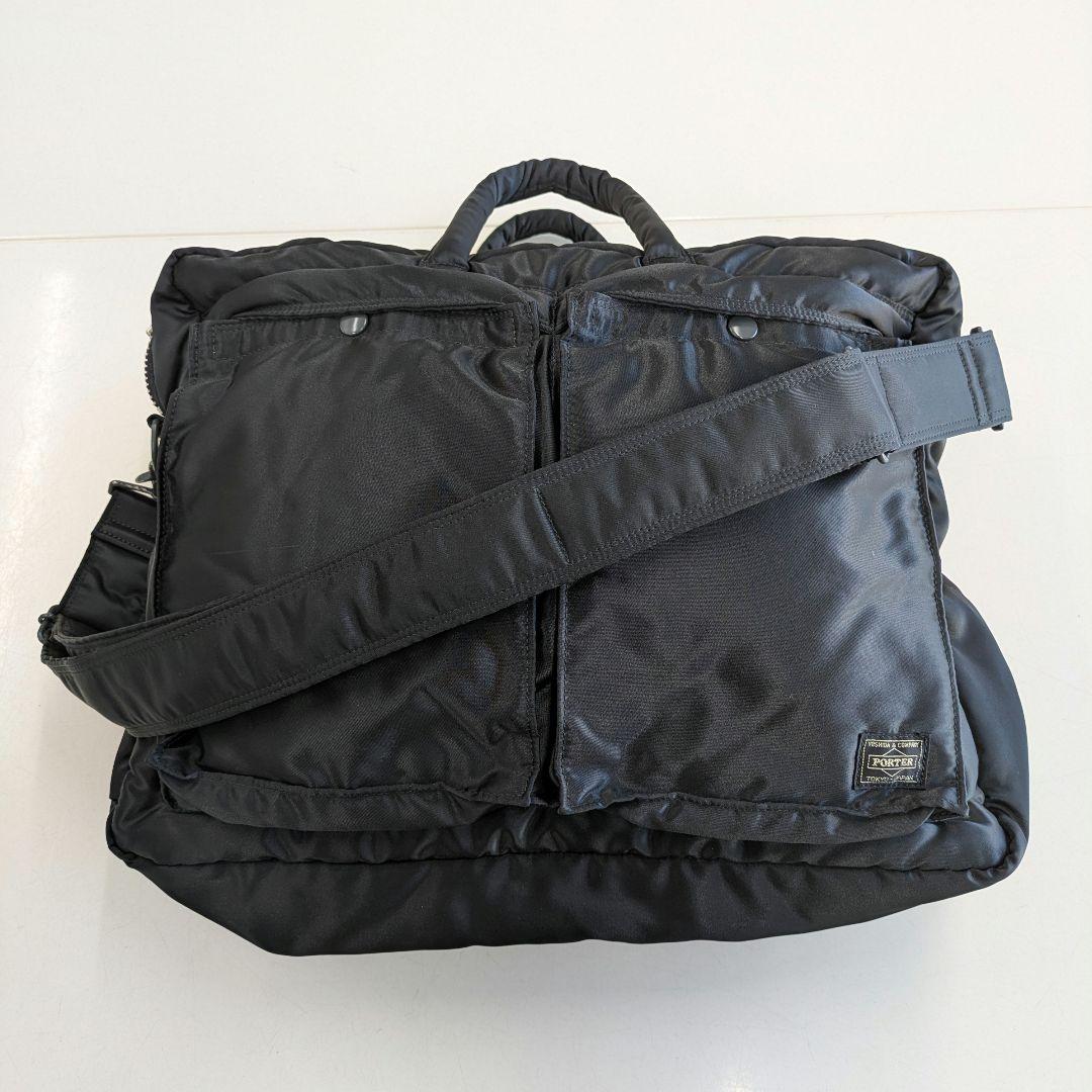 【美品】PORTER ポーター タンカー オーバーナイト 2way 2層式 A3