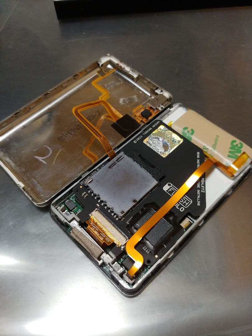 imod化 ipod Classic iFlash 64gb Rockbox