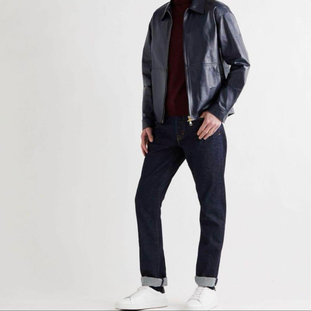 専用！定価約30万円【赤字覚悟】dunhill レザー ジャケット 黒