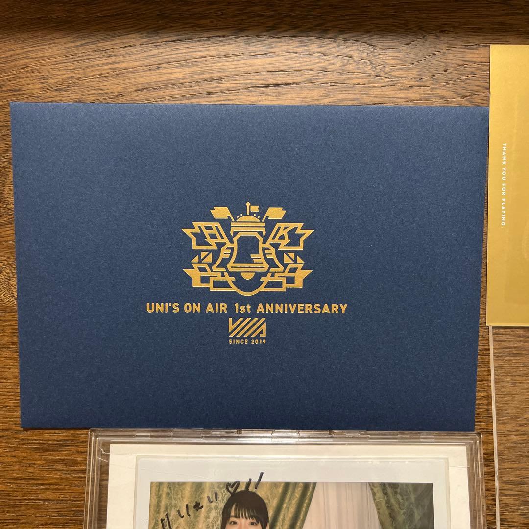 佐々木美玲　直筆サイン入りチェキとアクリルボード　ユニゾンエアー　日向坂46