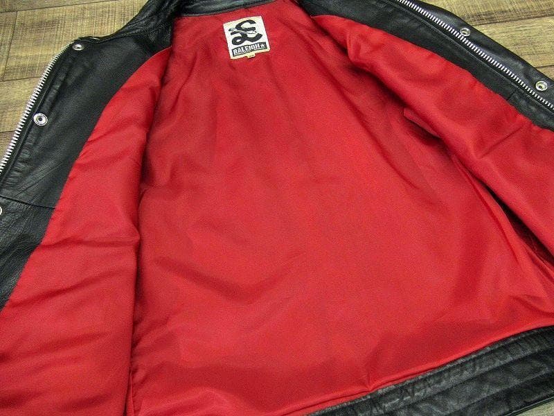 激レア ラリー ザ・マックショウ 着用 レザー ライダース ジャケット 革ジャン