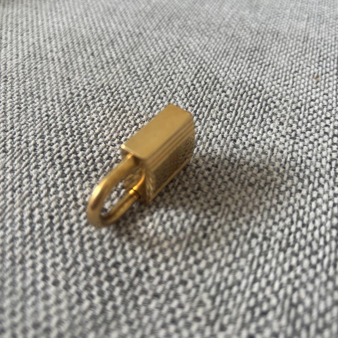 HERMES 107 鍵なし　ゴールドパドロック