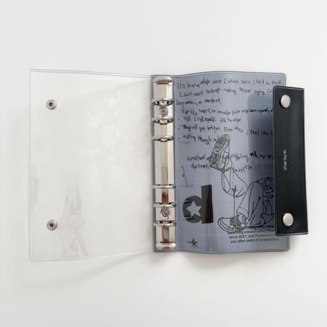 早い者勝ち　韓国　貯金　バインダー　カバー　A6 pvc diarium 20