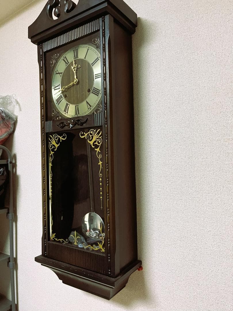 シチズン 掛け時計 振り子付き・ヴィンテージ 78x27cm