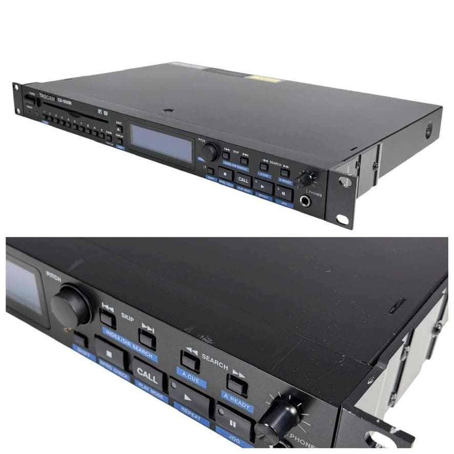 ◆優良美品◆ TASCAM CDプレーヤー 業務用1U CD-500B